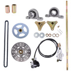 Rear Live Axle Kit with Brake Assembly for Drift Trike Go Kart (50cc–70cc)