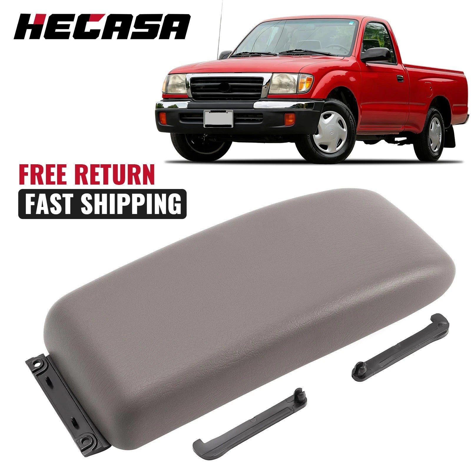 Center Console Lid & Latch for Toyota Tacoma (1995–2000) 4Runner (1996–1998)