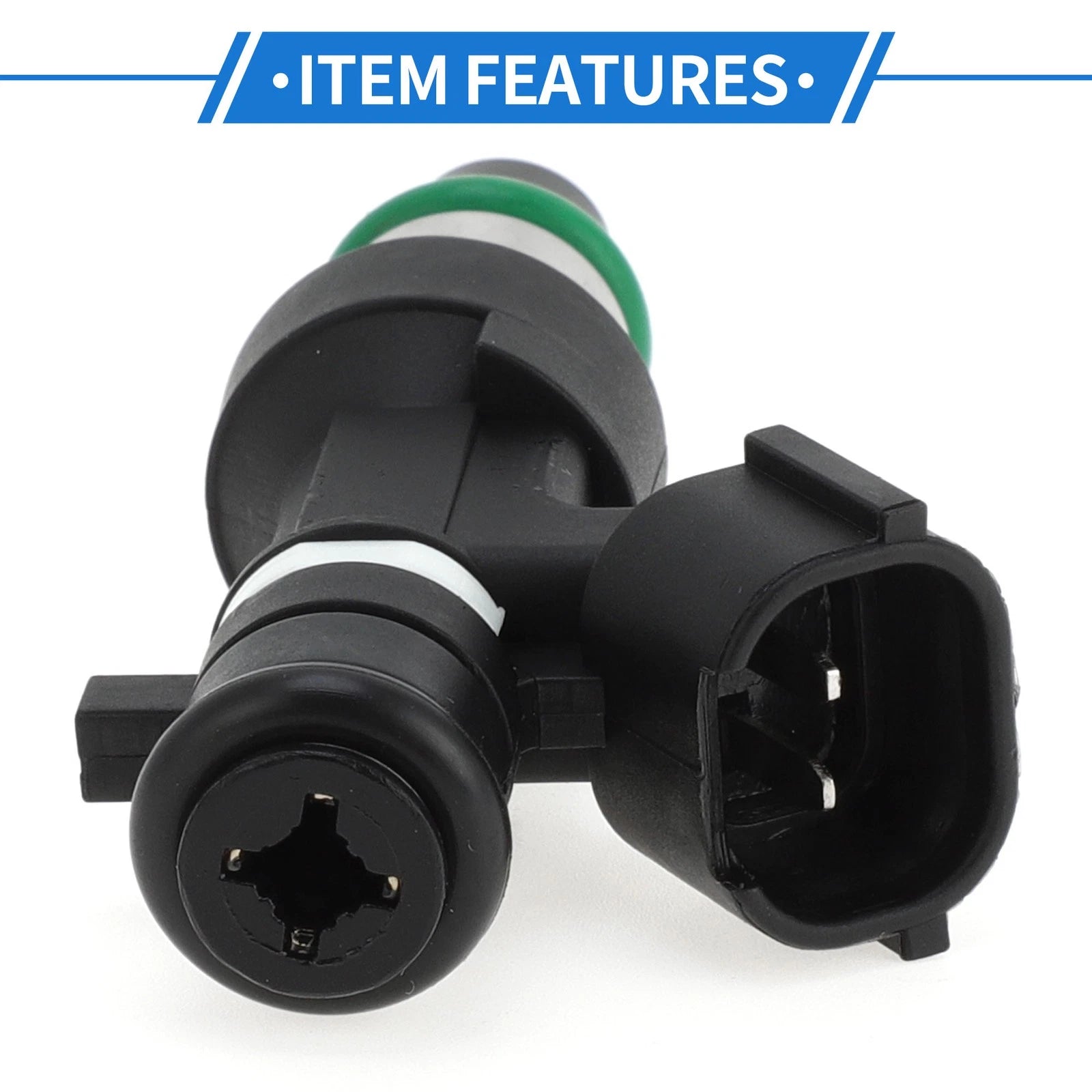 Fuel Injector for Nissan AK12BZ11 CR14DE CR12DE (1 Pc) Black