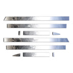 Diamond Grade 10pc 2 1/4" Accent Trim for 14-18 Chevy Silverado Crew Cab Dually