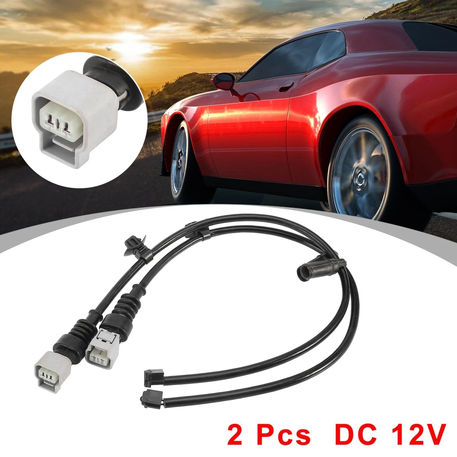 2X Front Brake Pad Wear Warning Sensor 47790-55070 for Lexus LS460 (2002–2019)