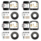4X Carburetor Kit Diaphragm Float Gasket for Yamaha XJ550 Maxim (1981–1983)