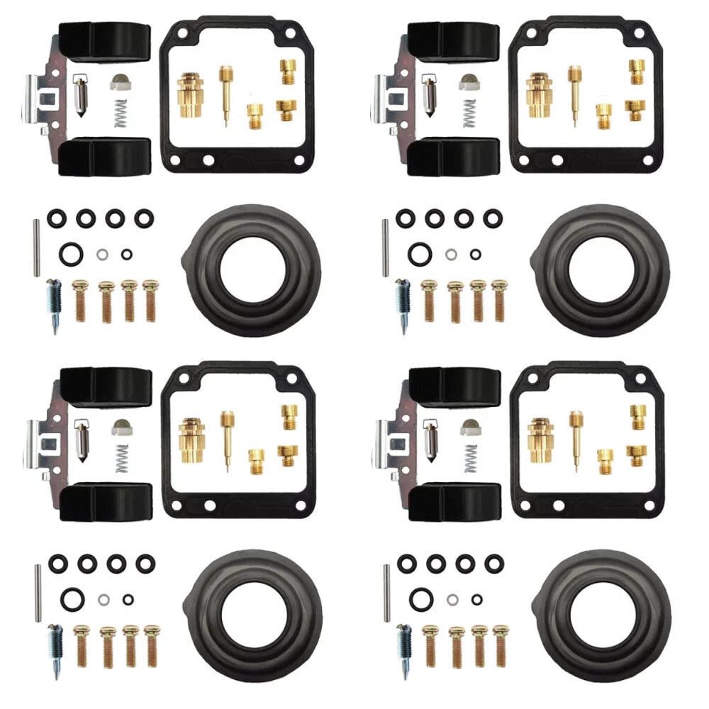 4X Carburetor Kit Diaphragm Float Gasket for Yamaha XJ550 Maxim (1981–1983)