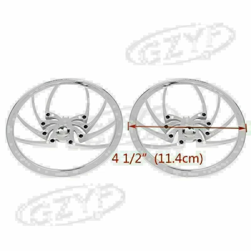 Chrome speaker cover for Harley Touring Electra Street Glide Trike (1996–2013)