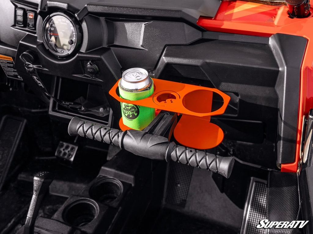 Grab Bar Cup Holder for Polaris RZR 900/1000 (2015–2023) - Orange