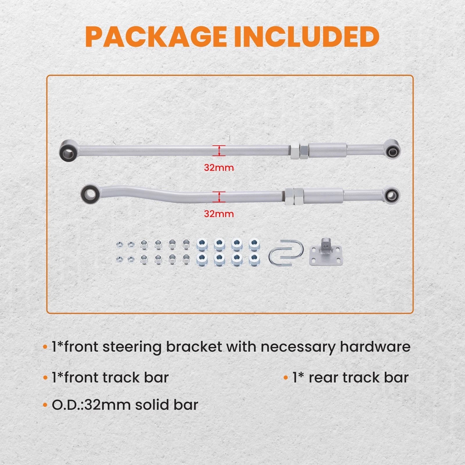 Adjustable Track Bar for Nissan Patrol GU (2001–2016) 2-6" Lift