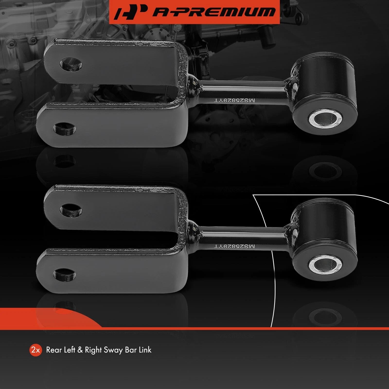 2X Rear Sway Bar Links for Mercedes-Benz Sprinter 3500 (2010–2019)