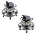 Set of 2 Rear Wheel Bearing and Hub Assemblies for Hyundai Kia