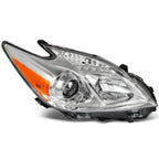 Pair of Projector Headlights Assembly Chrome for Toyota Prius (2010–2011)