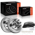 Front Disc Brake Rotors & Ceramic Pads for Ford F-250 Super Duty (2003–2004)