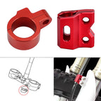 Front Brake Line Hose Clamp for Honda CRF250R CRF450R (2015–2020) Red