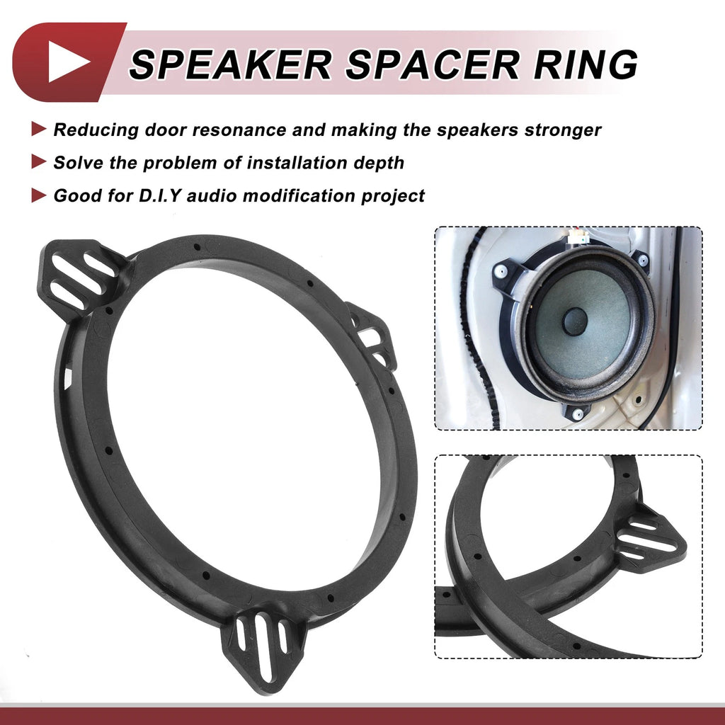 Set of 2 Speaker Spacer Rings for Honda Civic (2001–2005) Rear 6.5"