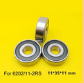 10PCS 6202/11-2RS Bearings for Electric Motor Kits (11x35x11mm)