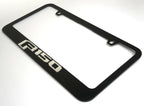 Premium Matte Black License Plate Frame for Ford F-150 (2015–2018)