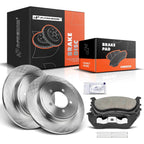 Set of 2 Rear Disc Brake Rotors & Ceramic Pads for Ford Explorer (2002–2005)