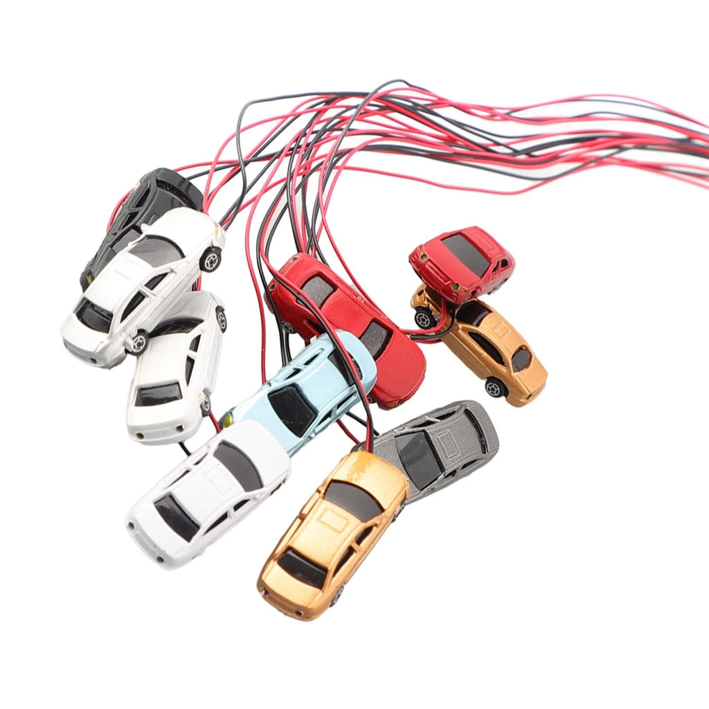 10pcs Model Car Parts & Accessories for Building Layout (12V/20mA)