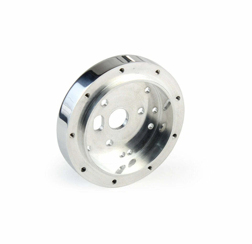 Steering Wheel Adapter 9 Hole 3/4 Inch Conversion Plate for Polished 3-Spoke (1970–1979)