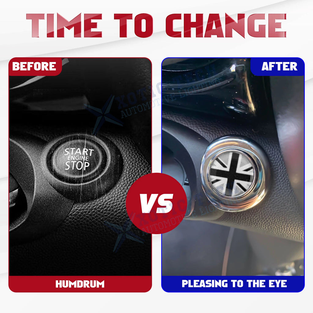 Ignition Switch Protection Button Cap Sticker for Mini Cooper (R56-R57)