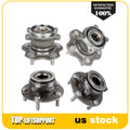 Set of 4 Wheel Hub & Bearing Assembly for Nissan Rogue (2008–2013) AWD