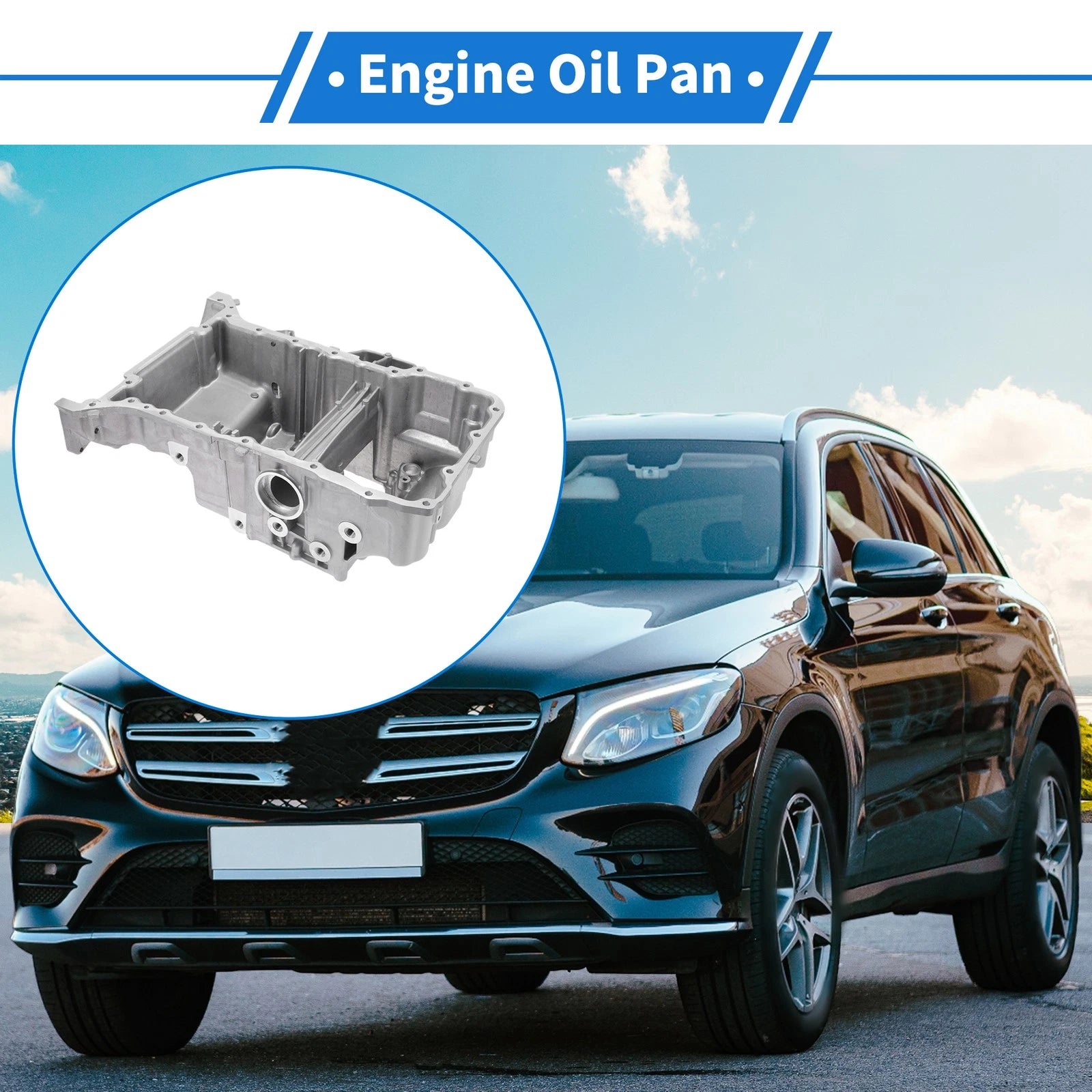 1 Pc Engine Oil Pan No.2740108815 for Mercedes-Benz C300 (2015–2021)