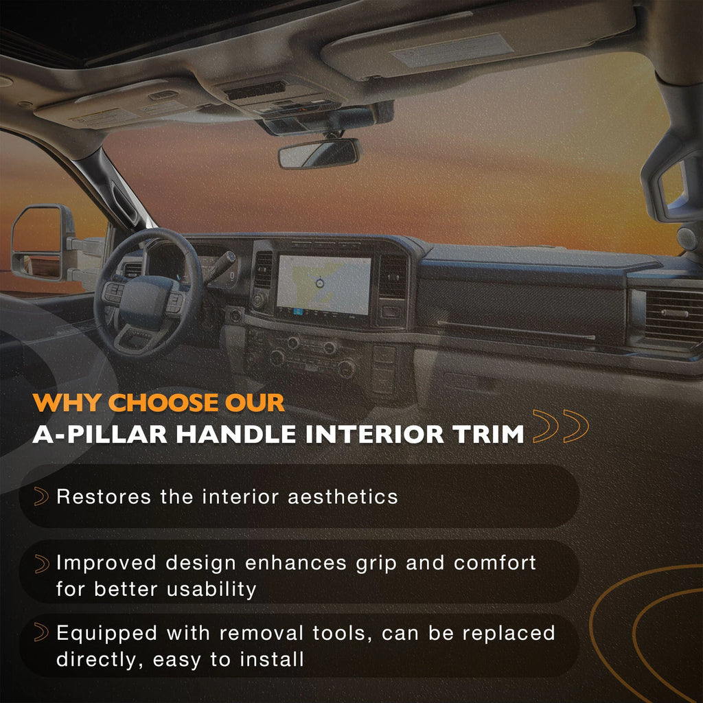 A Pillar Interior Trim Grab Handles for Lincoln Mark LT (2004-2008)