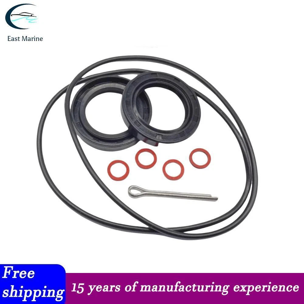 Lower Unit Oil Seal O-ring Set for Yamaha 200 225 250 HP (93101-30M17, 93211-04384)