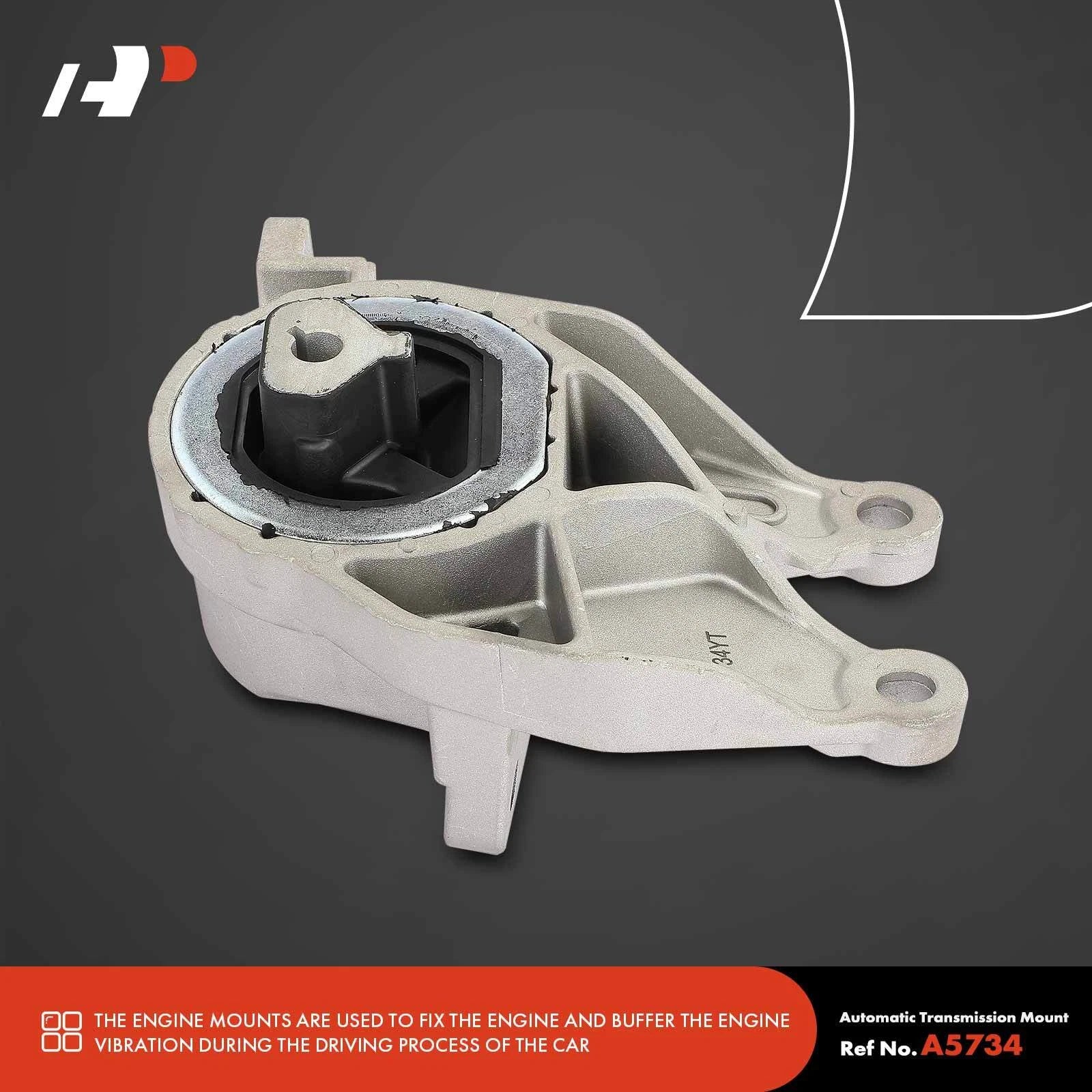 2X Front Engine Motor Mount & Transmission Mount for Ford Explorer (2011-2015)