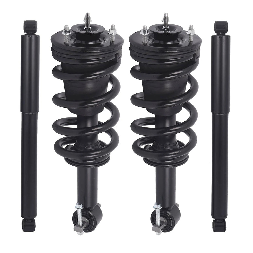 Front Struts + Rear Shocks for Chevy Silverado GMC Sierra 1500 (2014-2023)