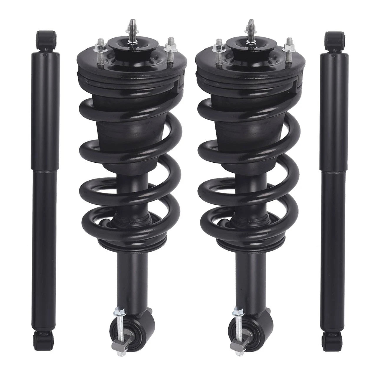 Front Struts + Rear Shocks for Chevy Silverado GMC Sierra 1500 (2014-2023)