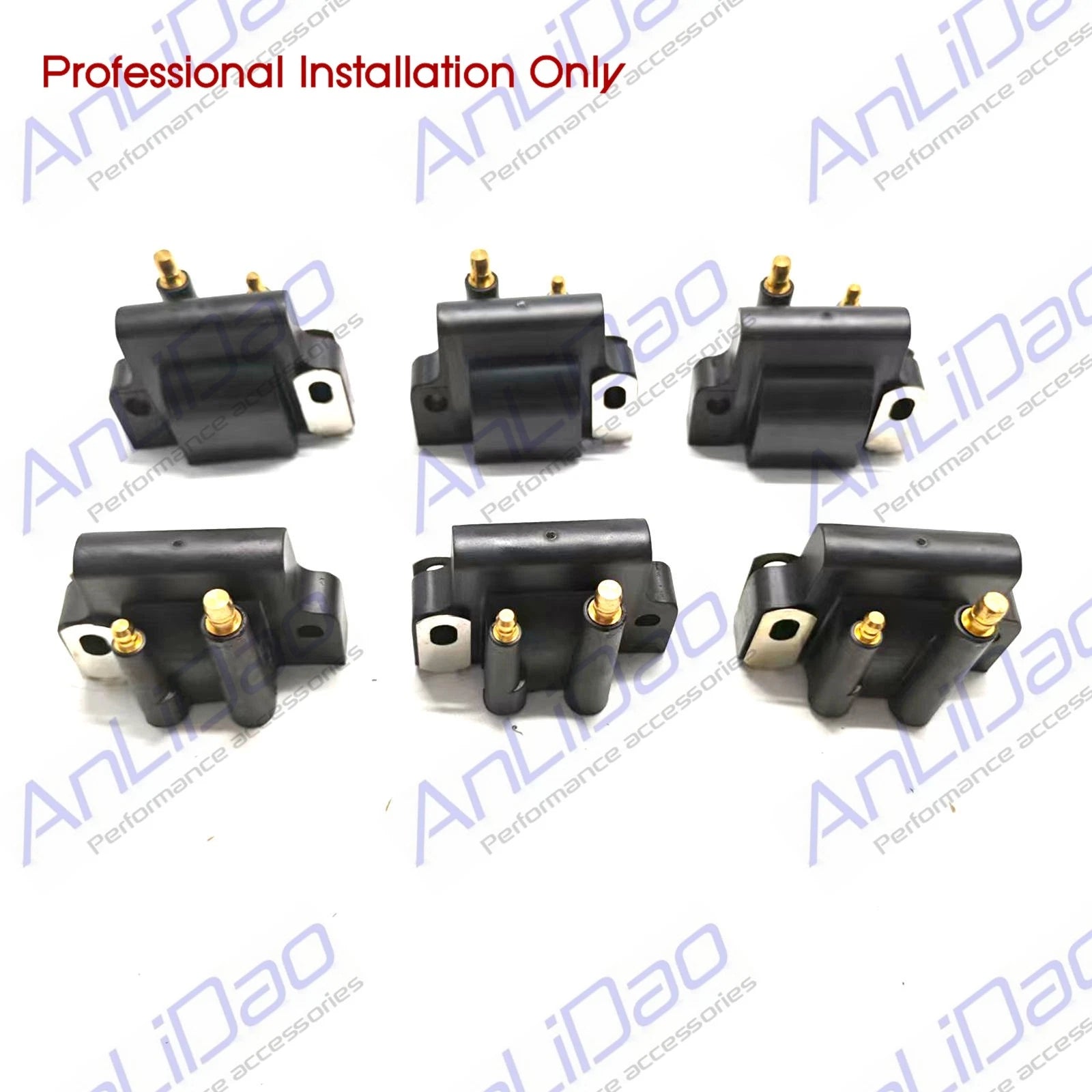 Set of 6 Ignition Coils for Johnson Evinrude OMC (582508, 18-5179, 183-2508)
