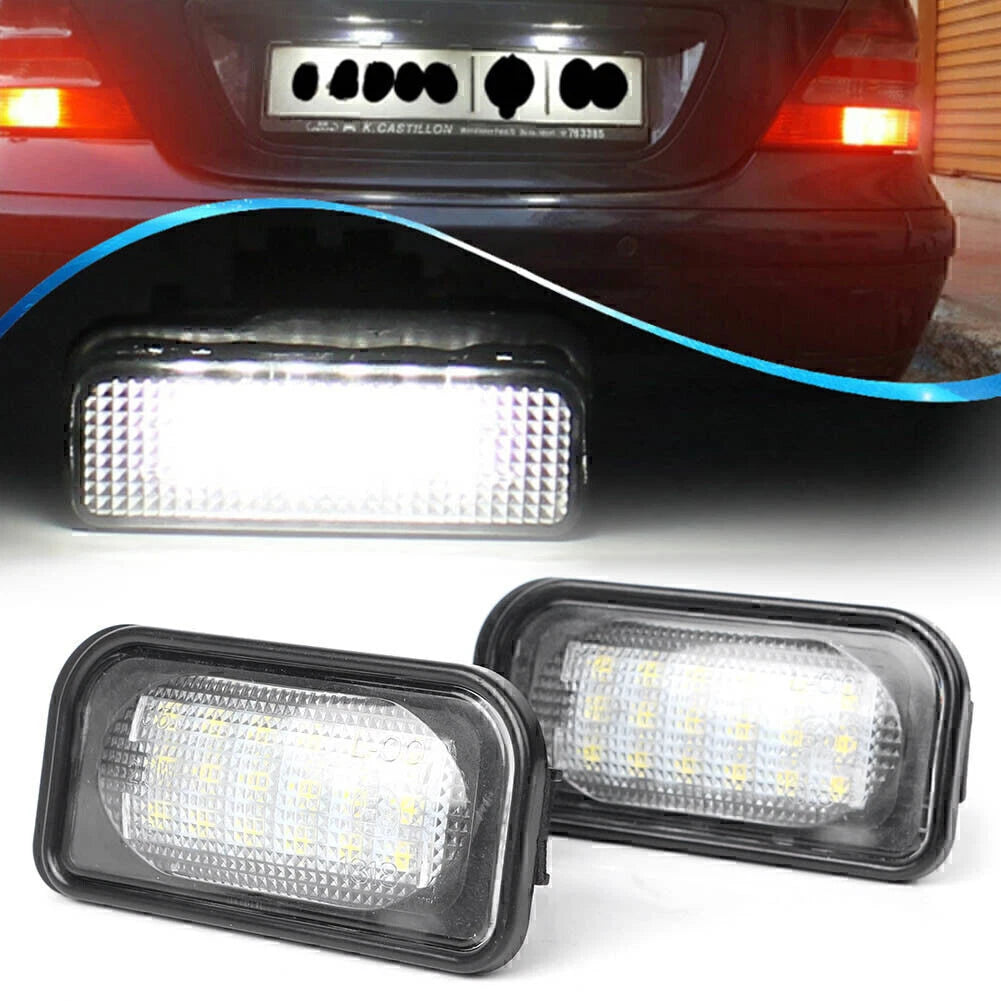 LED License Plate Light for Mercedes Benz W203 (2001–2007)