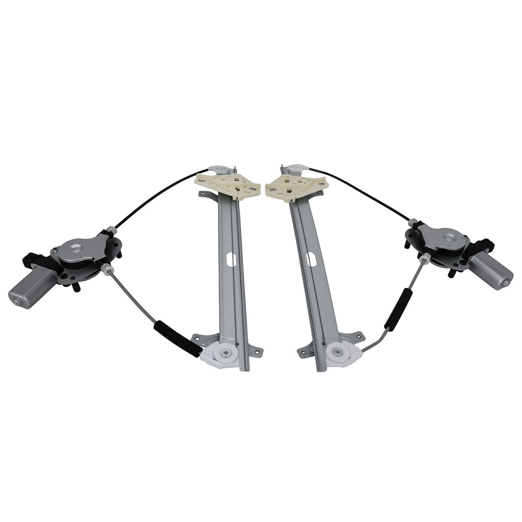 2X Power Window Regulator w/ Motor Pair for Honda Accord 2003–2007