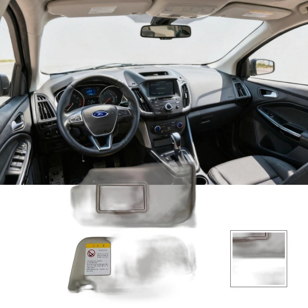 Sun Visor with Vanity Mirror for Ford Focus (2012–2018) Driver Left