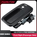 Front Passenger Side Exterior Door Handle for Toyota Tacoma (1995–2004) Black
