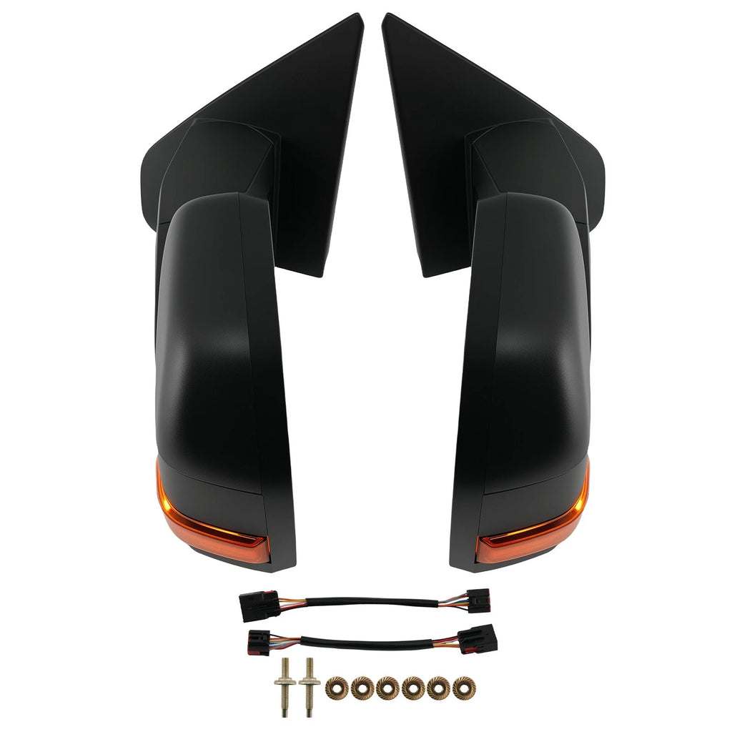 Black Power Side Mirror for Ford F-150 (2004–2014) Heated Towing