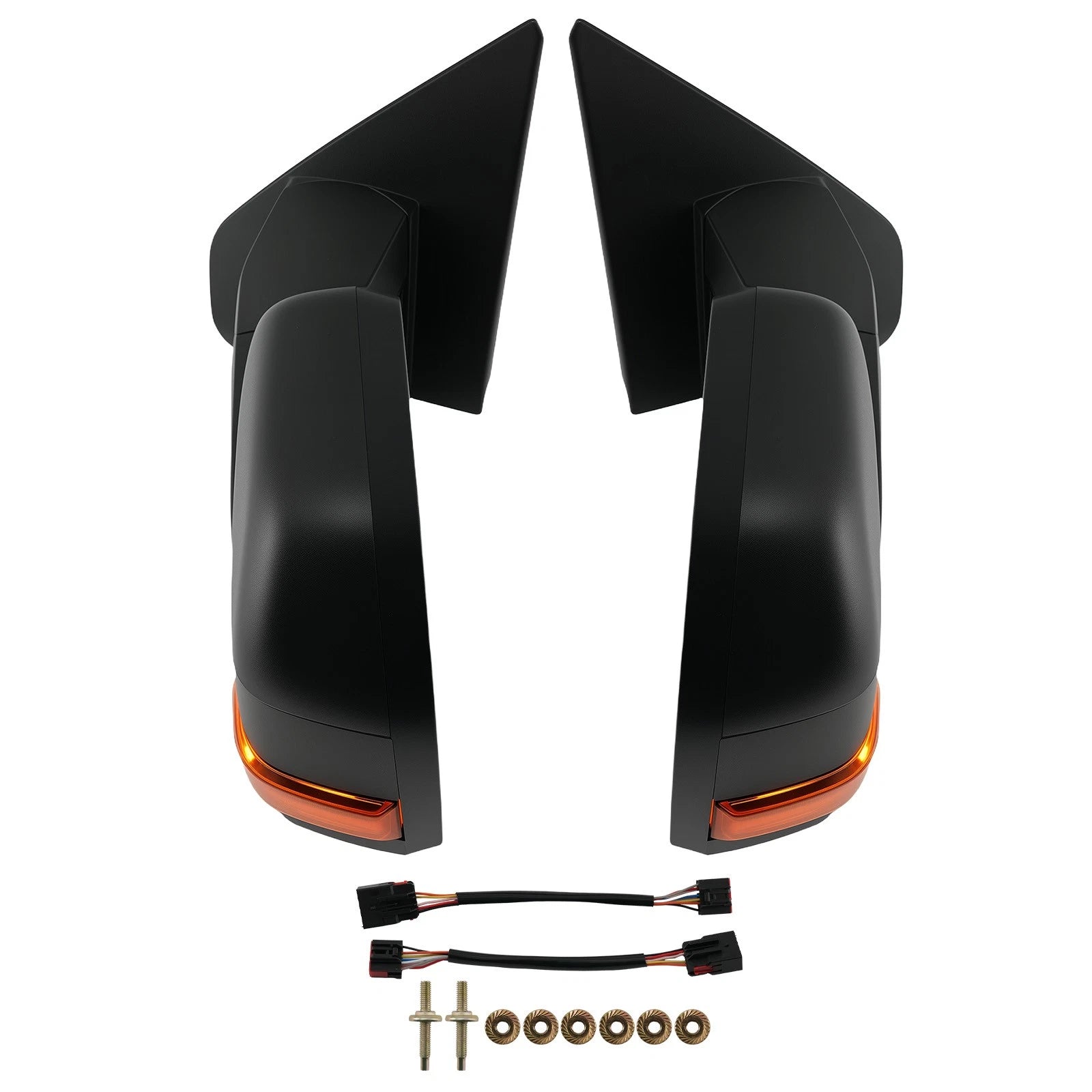 Black Power Side Mirror for Ford F-150 (2004–2014) Heated Towing