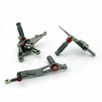 Rearset foot pegs for Yamaha R1 (2009–2014) Gray AV
