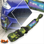 2" Wide Adjustable Nylon Tow Strap for Universal Applications (6600 lbs Capacity)