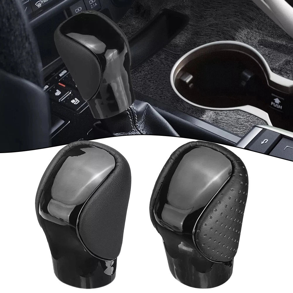 Ergonomic Black PU Leather Gear Shift Knob for Lexus