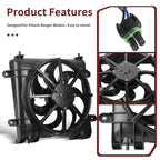 Radiator Cooling Fan Assy 2411816 for Polaris Ranger XP 1000 (2017–2025)