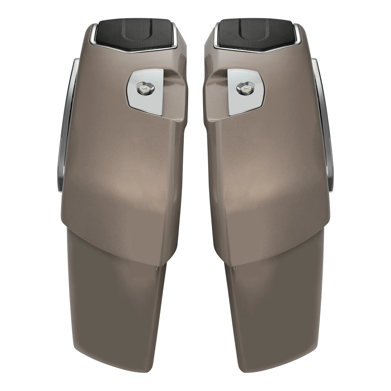 Hard Saddlebags Speaker Cutouts for Indian Chieftain (2019–2025) Bronze Smoke