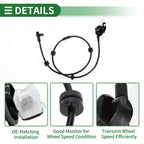 ABS Wheel Speed Sensor D6514371YA for Mazda 2 (2008–2015)