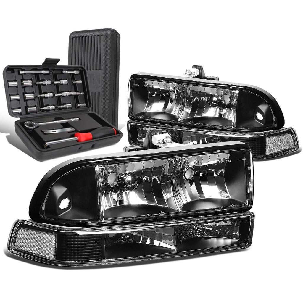 Headlight Bumper Lamp Set for C10 Pickup Blazer (1998–2004)
