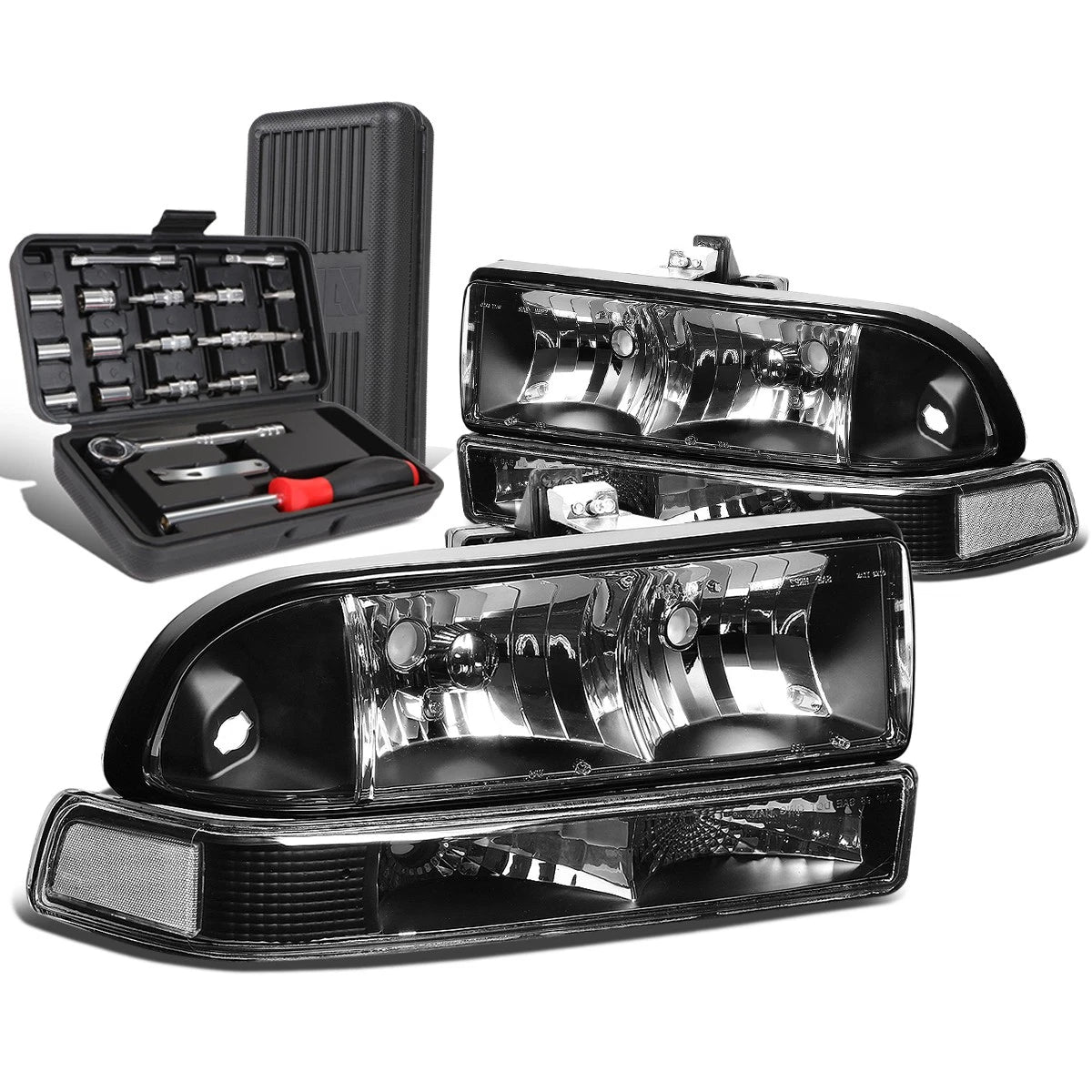 Headlight Bumper Lamp Set for C10 Pickup Blazer (1998–2004)