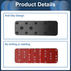 Footrest Pedals Cover for Subaru Forester (2003–2005) Aluminum Alloy Black
