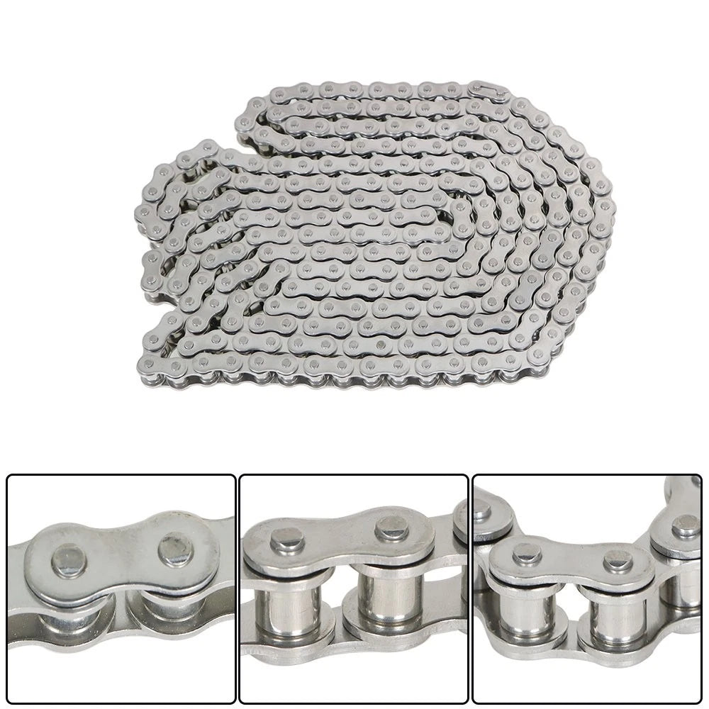 10 Feet Stainless Steel Roller Chain for Universal Applications