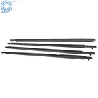 Set of 4 Window Moulding Trim Seal Weather Strips for Toyota Corolla (2009–2012)