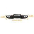 Front Bumper Kit with Sensors for Jeep Wrangler JL Gladiator (2018–2024)