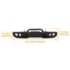 Front Bumper Kit with Sensors for Jeep Wrangler JL Gladiator (2018–2024)