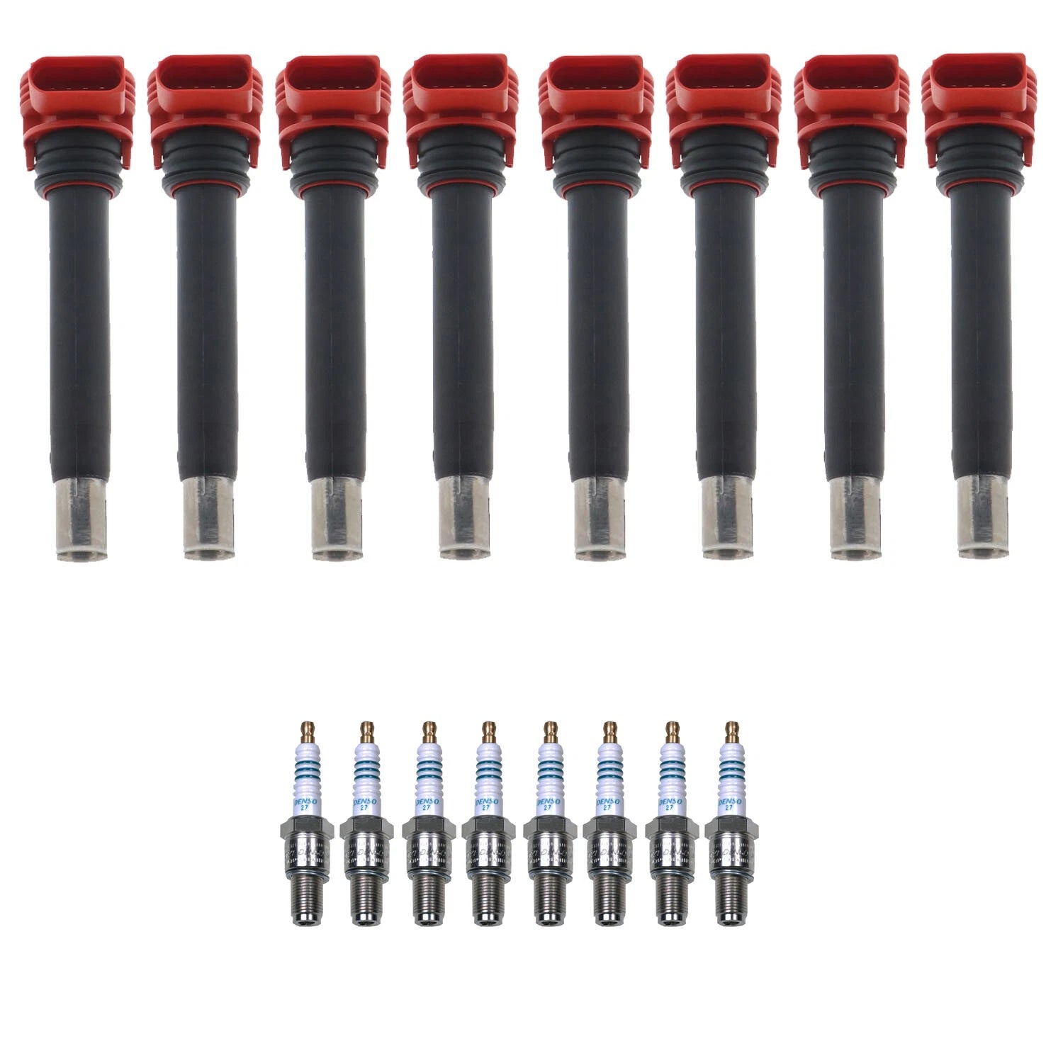 Set of 8 Ignition Coils & Spark Plugs for Audi R8 S5 Q7 (2007–2021)